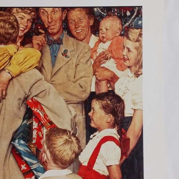 The Homecoming Art Poster 1948 Saturday Evening Post Norman Rockwell 12x16 - Picture 3 of 8